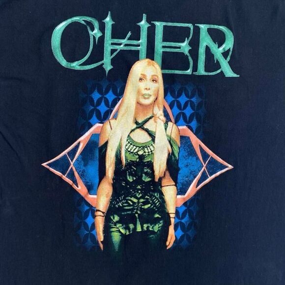 Y2K black Cher tee - Picture 4 of 4